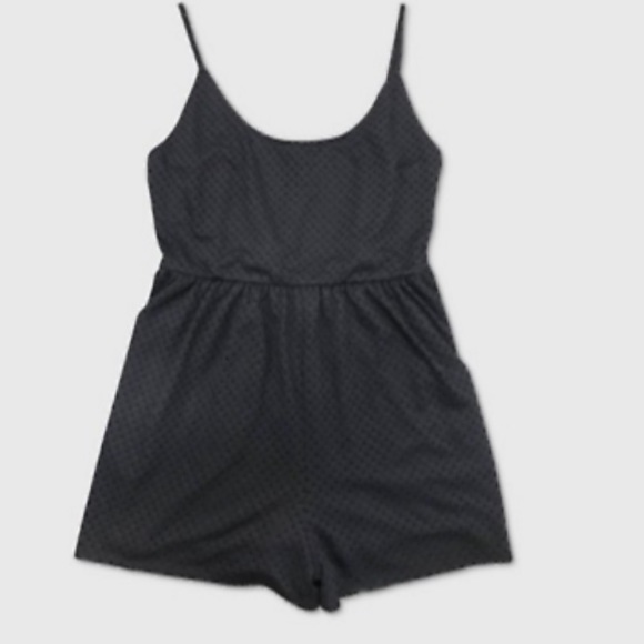 womens black knit jumpsuit